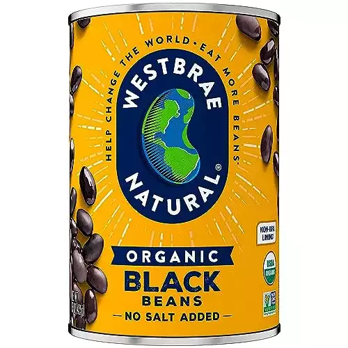 Westbrae Natural Organic Black Beans, 15 Ounce