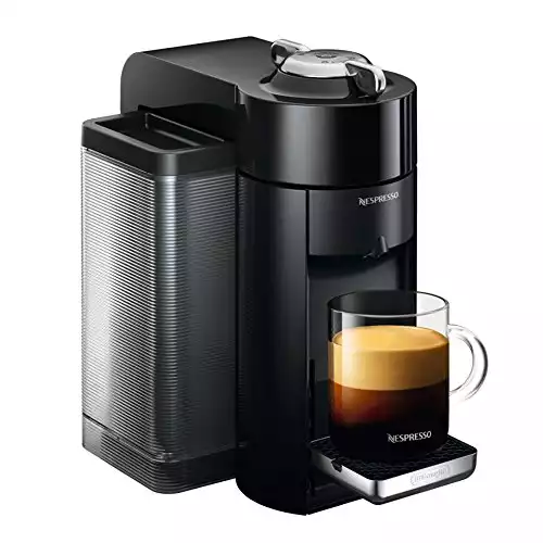 Nespresso Vertuo Coffee and Espresso Machine by De'Longhi, Piano Black