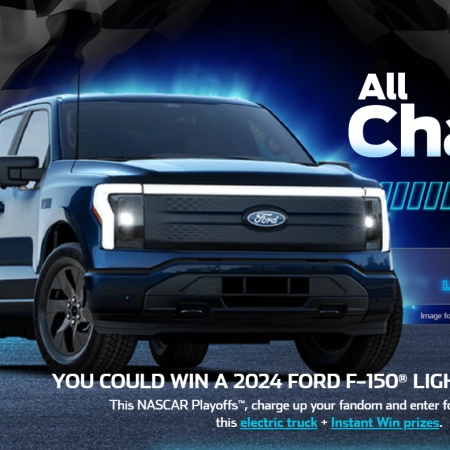 Enter to Win a $500 Nascar Gift Card or A Ford F-150! No purchase required Thumbnail