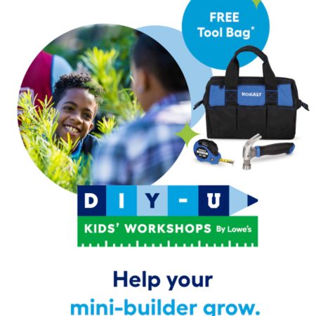 Free Lowe’s Kids Workshop: Build, Create & Have Fun! Sign up now! Thumbnail