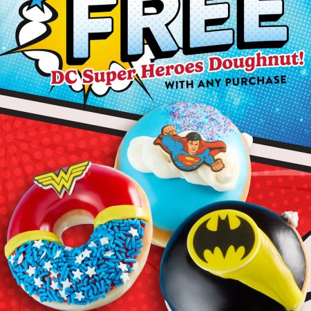 Free Super Hero Doughnut at Krispy Kreme! Thumbnail