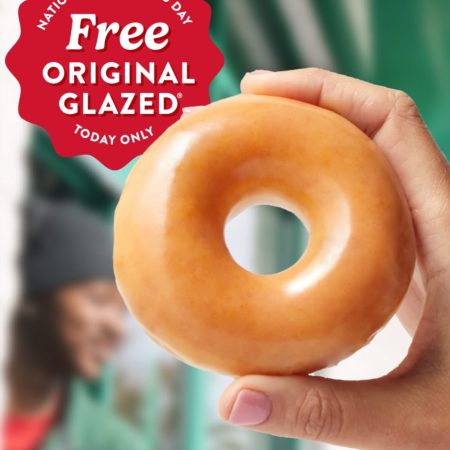 Free Donut Alert: Krispy Kreme’s Drive-Thru Day Deal! No purchase required Thumbnail