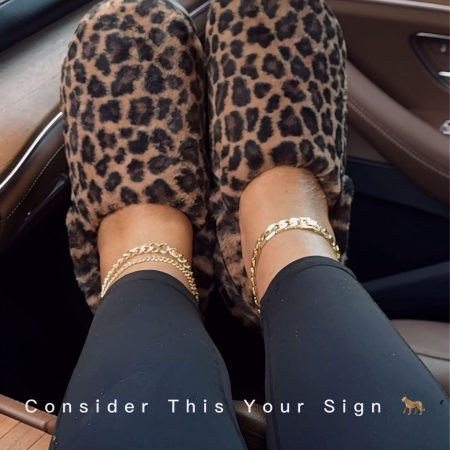 Crocs Unfurgettable Leopard Slippers Thumbnail